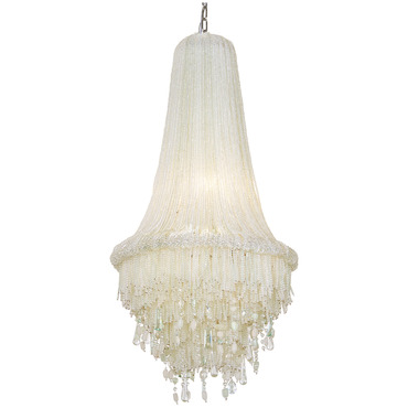 Crystal Reign Long Pendant | Metropolitan Lighting at Lightology Crystal Reign Long Pendant
