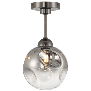 Neveh Semi Flush Ceiling Light | Metropolitan Lighting at Lightology Neveh Semi Flush Ceiling Light