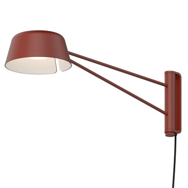 Ray Swing Arm Plug-In Wall Sconce | SONNEMAN - A Way of Light at Lightology Ray Swing Arm Plug-In Wall Sconce