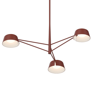 Ray Round Chandelier | SONNEMAN - A Way of Light at Lightology Ray Round Chandelier