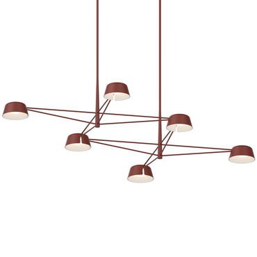 Ray Rectangular Chandelier | SONNEMAN - A Way of Light at Lightology Ray Rectangular Chandelier
