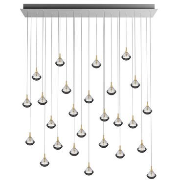 Stellar Dust Linear Multi Light Pendant | Bomma at Lightology Stellar Dust Linear Multi Light Pendant