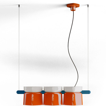 Deco Yakitori Multi-Light Pendant | Ferroluce at Lightology Deco Yakitori Multi-Light Pendant