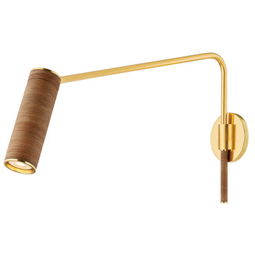 Narragansett Swing-arm Wall Light | Hudson Valley Lighting at Lightology Narragansett Swing-arm Wall Light