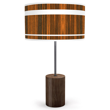 Band Drum Table Lamp | Jef Designs at Lightology Band Drum Table Lamp