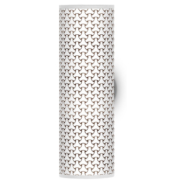 Basket Weave Tube Wall Sconce | Jef Designs at Lightology Basket Weave Tube Wall Sconce