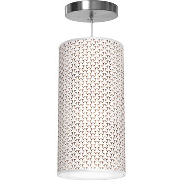 Basket Weave Column Pendant | Jef Designs at Lightology Basket Weave Column Pendant