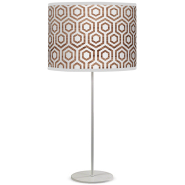 Hexagon Tyler Table Lamp | Jef Designs at Lightology Hexagon Tyler Table Lamp