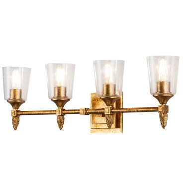 Vetiver F2 4 Light Bathroom Vanity Light