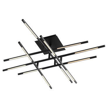 Palillos Color-Select Square Semi-Flush Ceiling Light | Oxygen by Quorum at Lightology Palillos Color-Select Square Semi-Flush Ceiling Light