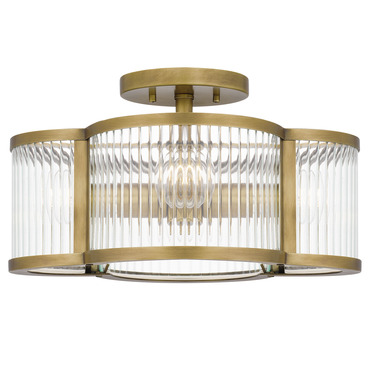 Aster Semi Flush Ceiling Light | Quoizel at Lightology Aster Semi Flush Ceiling Light