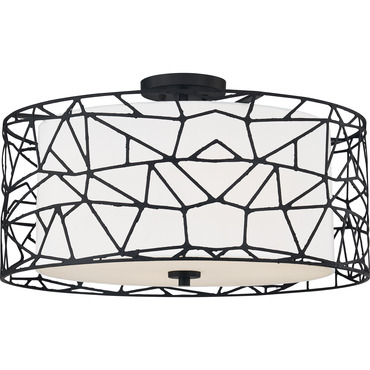 Newcastle Semi Flush Ceiling Light