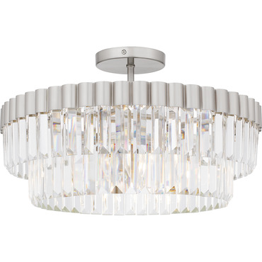 Starlight Semi Flush Ceiling Light | Quoizel at Lightology Starlight Semi Flush Ceiling Light