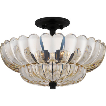 Whitecap Semi Flush Ceiling Light | Quoizel at Lightology Whitecap Semi Flush Ceiling Light