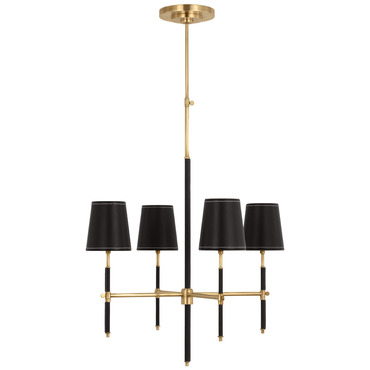 Bryant Leather Chandelier | Visual Comfort Signature at Lightology Bryant Leather Chandelier
