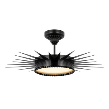 Soleil Short Semi Flush Ceiling Light | Visual Comfort Signature at Lightology Soleil Short Semi Flush Ceiling Light