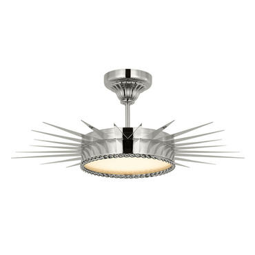 Soleil Short Semi Flush Ceiling Light | Visual Comfort Signature at Lightology Soleil Short Semi Flush Ceiling Light