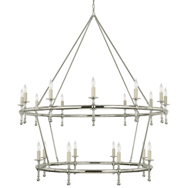 Classic Tier Chandelier | Visual Comfort Signature at Lightology Classic Tier Chandelier