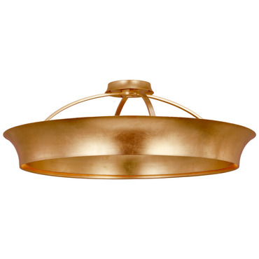 Garland Gild Semi Flush Ceiling Light | Visual Comfort Signature at Lightology Garland Gild Semi Flush Ceiling Light