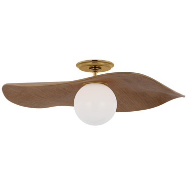 Mahalo Semi Flush Ceiling Light | Visual Comfort Signature at Lightology Mahalo Semi Flush Ceiling Light