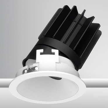 Luca 2.7 inch Round Static White Adjustable Downlight With Trim