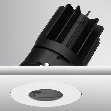 Luca 2.7 inch Round Static White Trimless Adjustable Pinhole