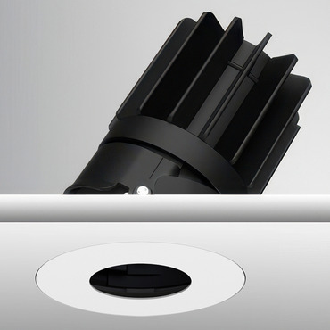 Luca 2.7 inch Round Static White Trimless Adjustable Pinhole