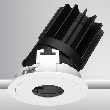 Luca 2.7 inch Round Warm Dim Adjustable Pinhole with Trim