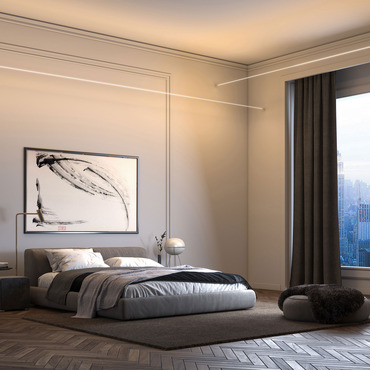 Lazer Line Static White Up+Down Suspended Lighting System