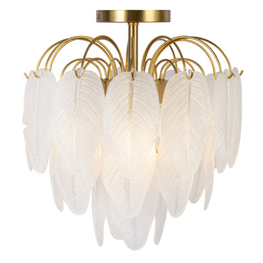 Alessia Semi Flush Ceiling Light | Artcraft at Lightology Alessia Semi Flush Ceiling Light