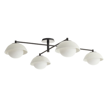 Glaze Multi Semi Flush Ceiling Light | Arteriors Home at Lightology Glaze Multi Semi Flush Ceiling Light
