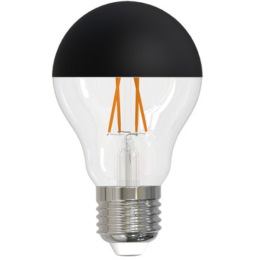 A19 Half Black Med Base 5W 120V 2700K 90CRI 4-PACK | Bulbrite at Lightology A19 Half Black Med Base 5W 120V 2700K 90CRI 4-PACK