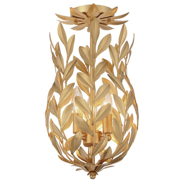 Broche Egg Semi Flush Ceiling Light