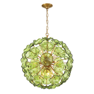 Esme Chandelier | Crystorama at Lightology Esme Chandelier
