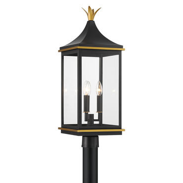 Simpson Outdoor Post Light | Crystorama at Lightology Simpson Outdoor Post Light