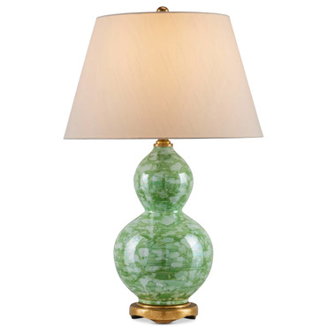 Eau de Nil Table Lamp | Currey and Company at Lightology Eau de Nil Table Lamp