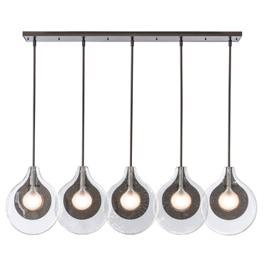 Veneto Linear Multi Light Pendant | Hubbardton Forge at Lightology Veneto Linear Multi Light Pendant