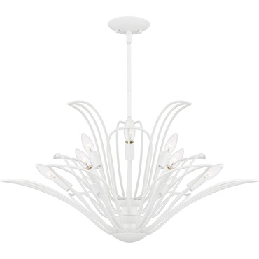 Tallulah Chandelier | Quoizel at Lightology Tallulah Chandelier