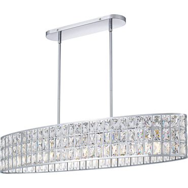 Gibson Linear Chandelier | Quoizel at Lightology Gibson Linear Chandelier