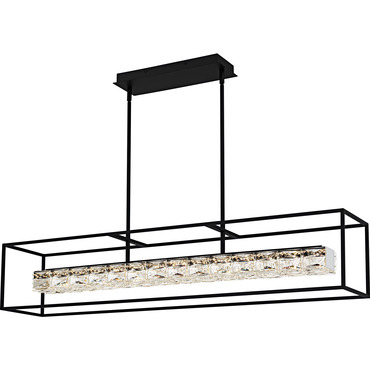 Dazzle Linear Chandelier | Quoizel at Lightology Dazzle Linear Chandelier