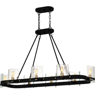 Gloucester Linear Chandelier | Quoizel at Lightology Gloucester Linear Chandelier