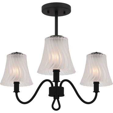 McKinney Semi Flush Ceiling Light | Quoizel at Lightology McKinney Semi Flush Ceiling Light