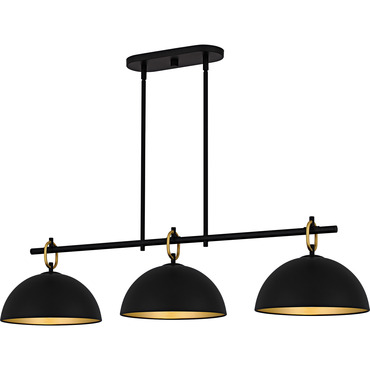 Cleo Linear Chandelier | Quoizel at Lightology Cleo Linear Chandelier