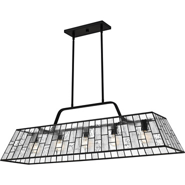 Rainier Linear Chandelier | Quoizel at Lightology Rainier Linear Chandelier