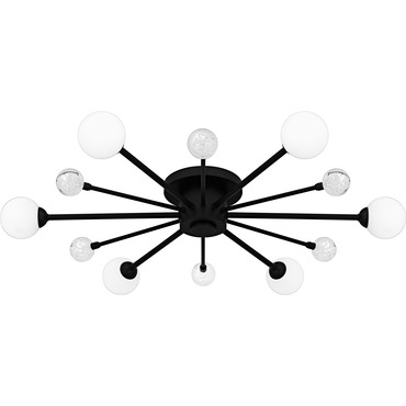 Combe Semi Flush Ceiling Light | Quoizel at Lightology Combe Semi Flush Ceiling Light
