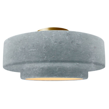 Radiance Tier Semi Flush Ceiling Light | Justice Design at Lightology Radiance Tier Semi Flush Ceiling Light