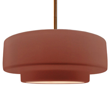 Radiance Tier Stem Pendant | Justice Design at Lightology Radiance Tier Stem Pendant