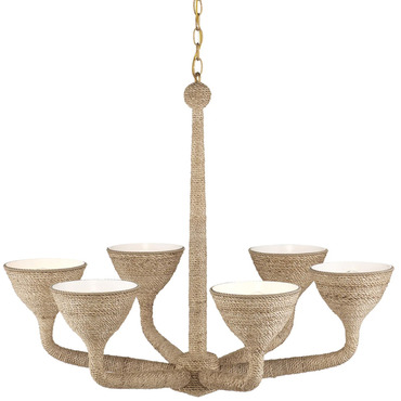 Marbella Chandelier | Currey and Company at Lightology Marbella Chandelier
