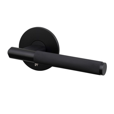 Lever Passage Door Handle Set - Linear Pattern | Buster + Punch at Lightology Lever Passage Door Handle Set - Linear Pattern