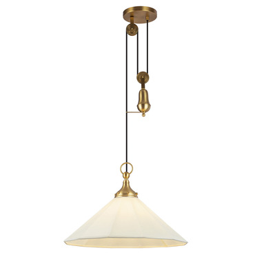 Ellen Pulley Pendant | Alora at Lightology Ellen Pulley Pendant